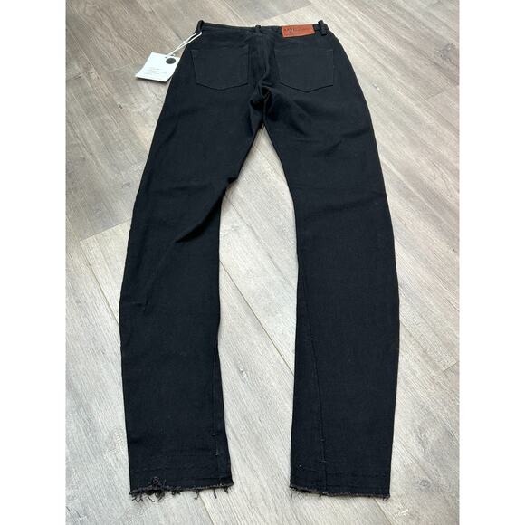 One Teaspoon Women's Black Scallywags Frayed Hem Skinny Jeans Size 26 NWT - Picture 9 of 9
